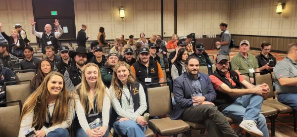 Students pose for a photo