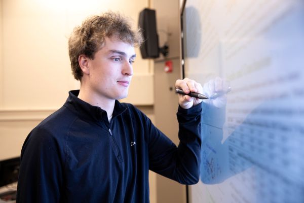 !Adam at the whiteboard