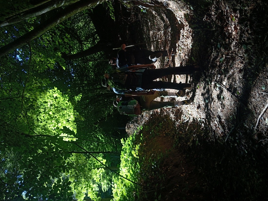 Trail to the Montagna di Torricchio Nature Reserve in Italy