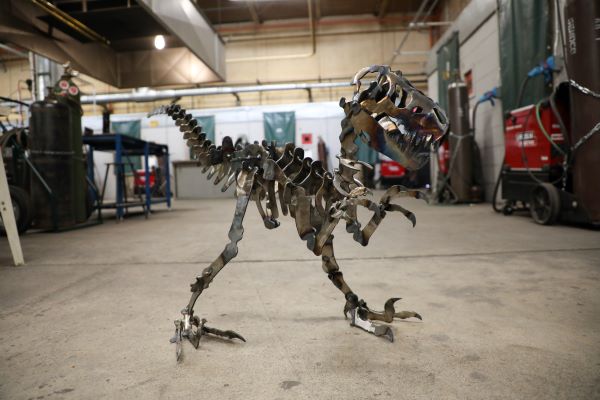 Welded dinosaur